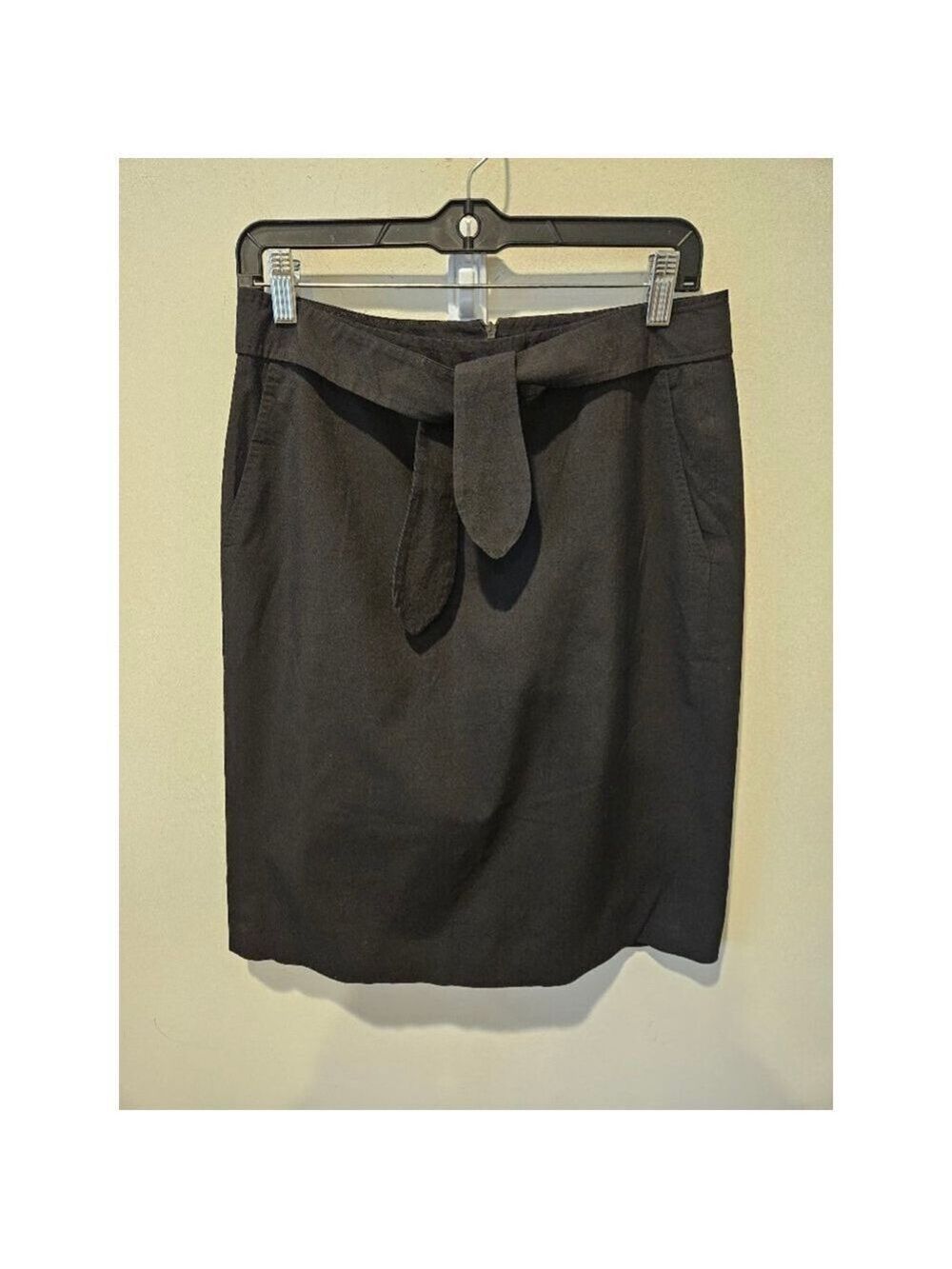 Piazza Sempione Made in Italy Women's Silk Blend Black Skirt Size IT 44 US 8